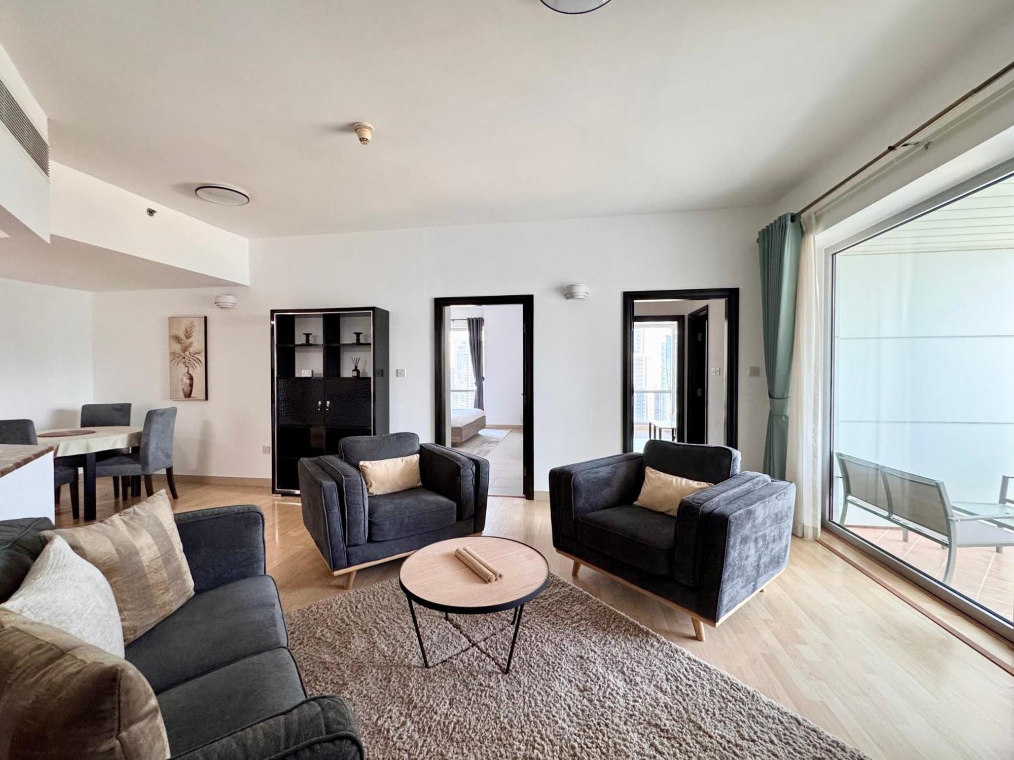 अपार्टमेंट 2 Bed In La Riviera Tower, Marina Near Metro And Mall, 12-min Walk To Jbr Beach! Dubai